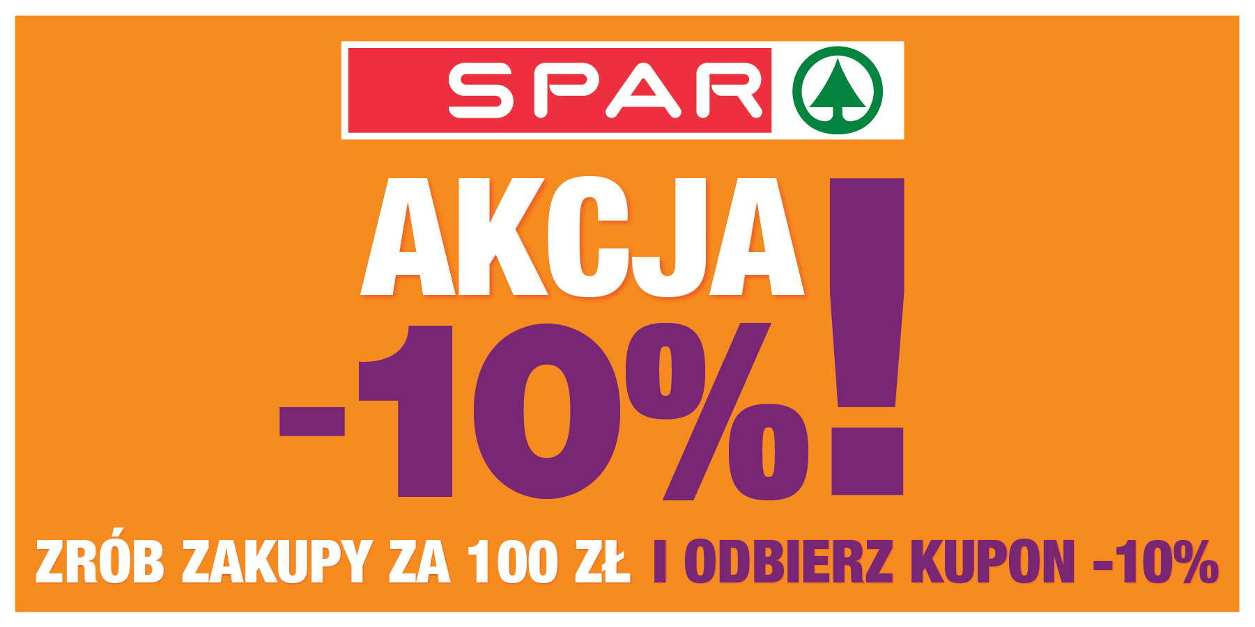 SPAR - akcja Kupon 10%