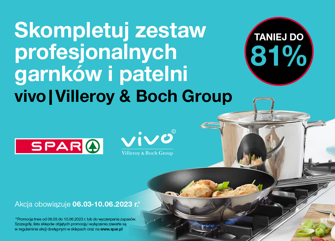 industria construir mezcla Nowa akcja lojalnościowa VIVO od Villeroy & Boch! | SPAR – świeżość i wybór  gwarantowane